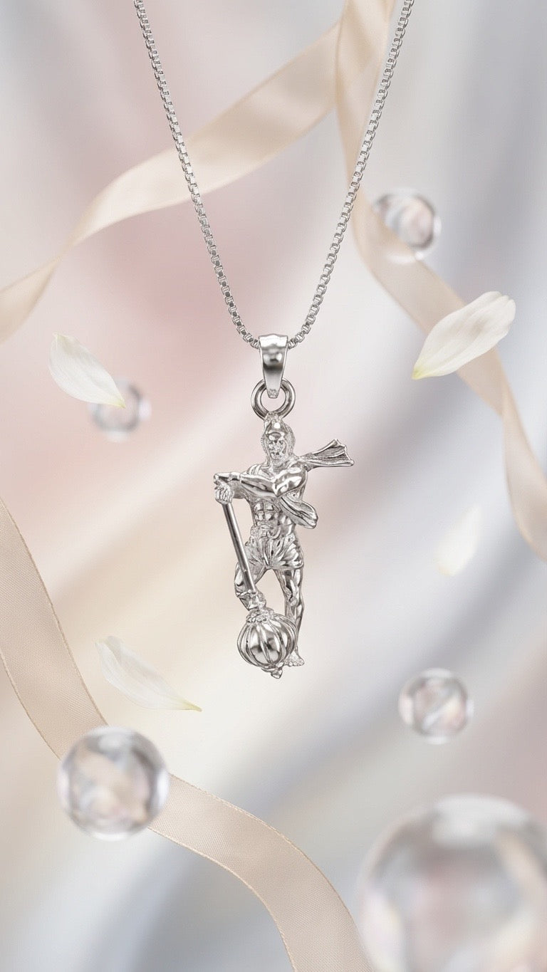 925 Silver Hanuman Ji Pendant