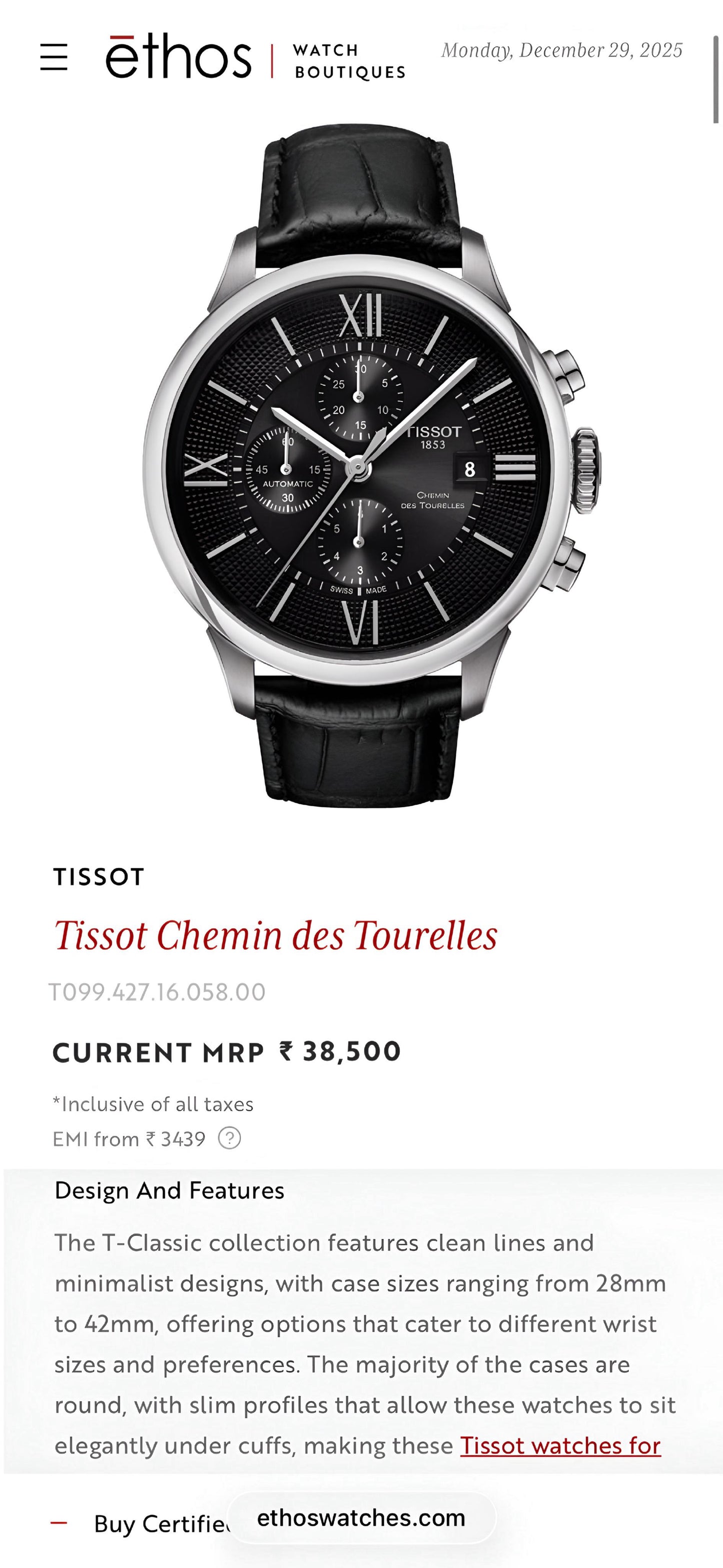 Men's Premium Watch